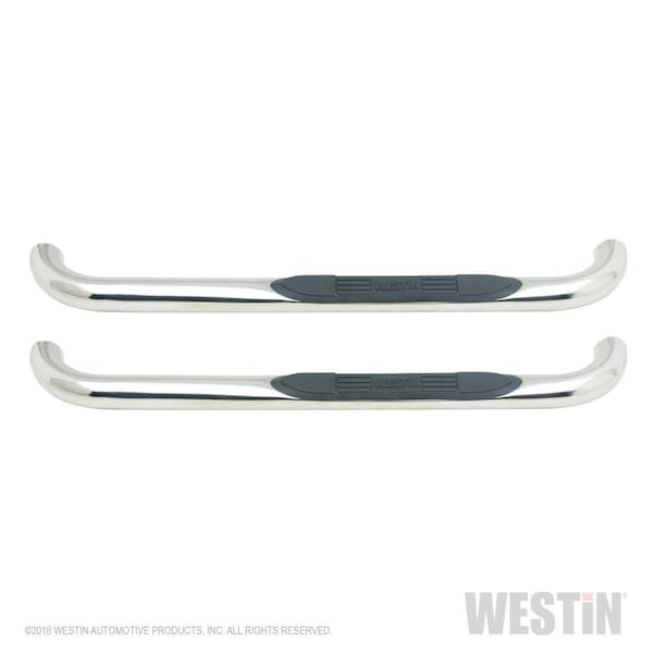 Westin Automotive 99-13 SILVERADO/SIERRA 1500/01-14 SILVERADO/SIERRA 2500/3500 REG CAB E-SERIES POLISHED STEP BARS 23-1400 - main